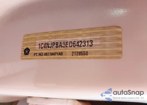 2014 Jeep Patriot Sport z USA, uszkodzony, nr VIN 1C4NJPBA5ED642313